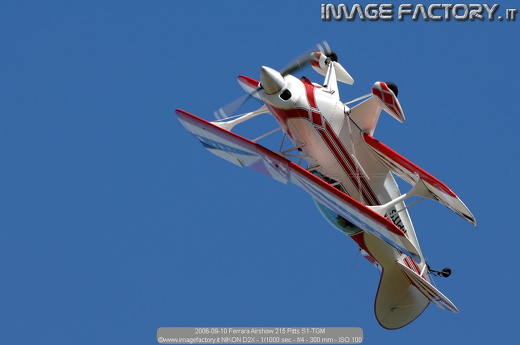 2006-09-10 Ferrara Airshow 215 Pitts S1-TGM